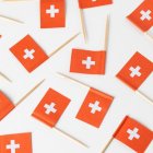 Schweiz Flagga Matpinne