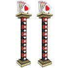 Casino Royal Flush Pelare Dekorationer