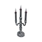 Halloween LED Ljusstake Grå