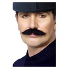 Självsittande Mustasch Svart
