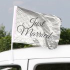 Bilflagga Just Married