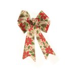 Jute Julstjärna Julrosett Röd