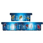 Transformers® Happy Birthday Pappersbanner
