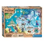 Frozen® 1000 Bitar Världskarta Pussel