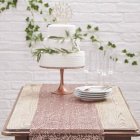 Paljett Bordslöpare Roséguld