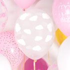Moln Ballonger Vit/Transparent