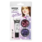 Klassiskt Chunky Glitter Sminkset Rosa/Lila