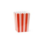Klassiska Popcornbägare Röd/Vit