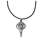 Plague Doctor Halsband Silver