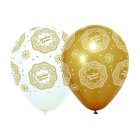 Ramadan Kareem Latexballonger Vit/Guld