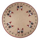 Julgransmatta Tomtar Beige