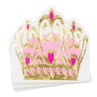 Prinsesskrona Servetter Guld/Rosa