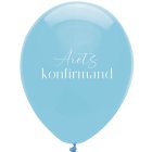 Årets Konfirmand Ballonger Ljusblå