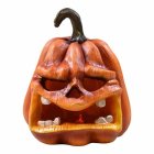 Pumpa Dekorationsfigur Med LED Orange