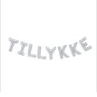 Tillykke Folieballong Silver