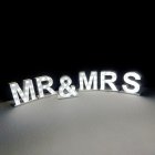 Mr & Mrs Lightbox Skylt