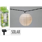 Solar Rispapperslykta Ljusslinga Vit