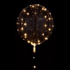 Exklusiv Vit LED Ballong Transparent