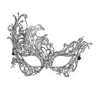 Barock ögonmask silver