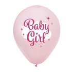 Baby Girl Latexballonger Ljusrosa