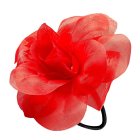 Blomma Hårelastik Röd