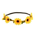 Solros Hårband