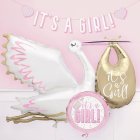 It's A Girl Stork Mega Folieballong