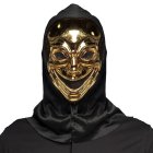 Mefisto Djävul Mask Guld