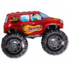 Monster Truck Folieballong Röd