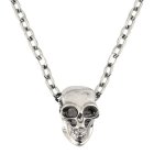 Dödskalle Halsband Silver