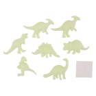 Självlysande 3D Väggdinosaurier