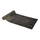 Velour Bordslöpare Svart/Guld