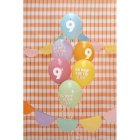 9 År Födelsedag Latexballonger