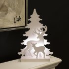 3D LED Julsiluett Renar
