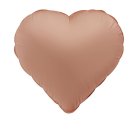 Hjärformad Folieballong Vintage Rose