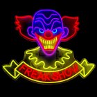 Freak Show clown neonskylt