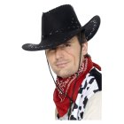 Cowboyhatt Sliten Svart