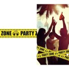 Party Zone Avspärrningsband Gul/Svart
