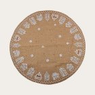 Julgransmatta Jute Beige