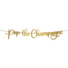 Pop the Champagne Girlang Guld
