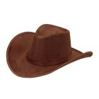 Brun cowboyhatt
