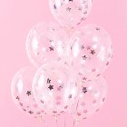 Silverstjärnor Konfetti Ballonger