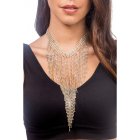 Strass Halsband Guld