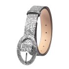 Glitterbälte Silver