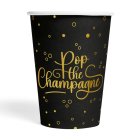 Pop the Champagne Pappersmuggar Svart/Guld