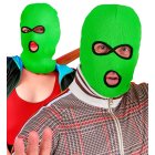 Rånare Balaklava Neongrön