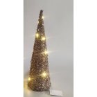 Julgran LED Brun
