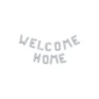 Welcome Home Folieballong Silver