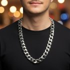 Pimp Halsband Silver