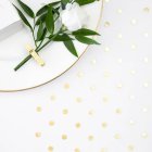 Prickig Organza Bordslöpare Guld